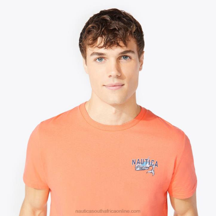 Livng Coral MenBig & Tall Whale Graphic T-Shirt Nautica 6LZP551