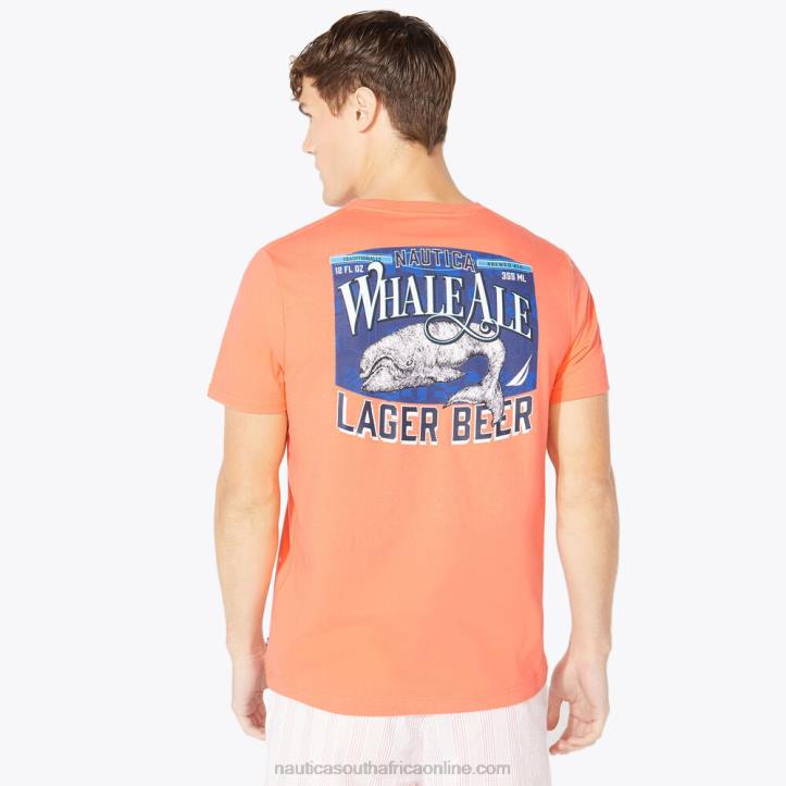 Livng Coral MenBig & Tall Whale Graphic T-Shirt Nautica 6LZP551