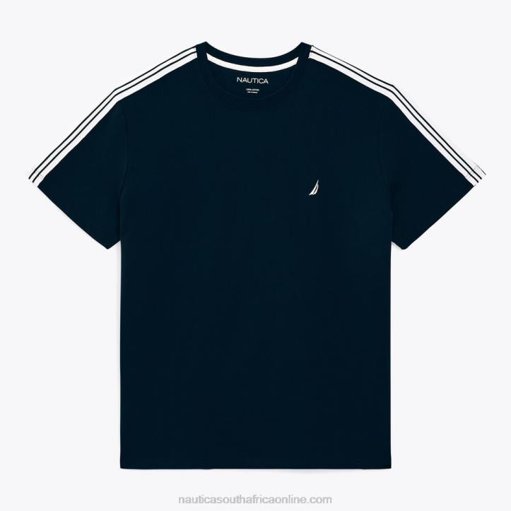Navy MenBig & Tall Striped Crewneck T-Shirt Nautica 6LZP461