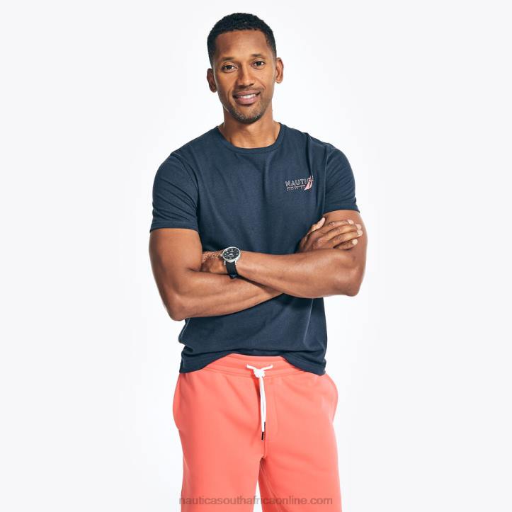 Navy MenBig & Tall Sustainably Crafted Ocean Challenge Graphic T-Shirt Nautica 6LZP571