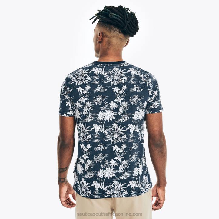 Navy MenBig & Tall Sustainably Crafted Printed T-Shirt Nautica 6LZP583