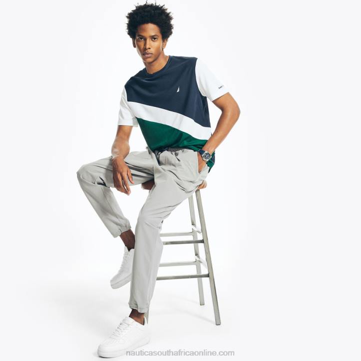 Navy MenNavtech Sustainably Crafted Colorblock T-Shirt Nautica 6LZP510