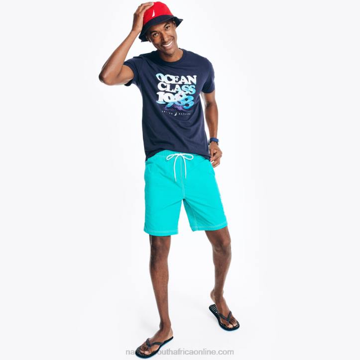 Navy MenSustainably Crafted Ocean Class Graphic T-Shirt Nautica 6LZP385