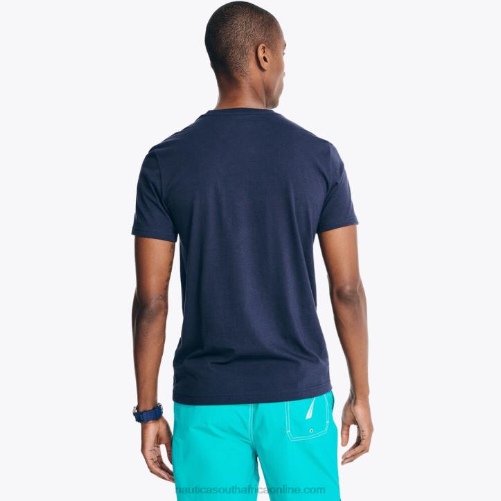Navy MenSustainably Crafted Ocean Class Graphic T-Shirt Nautica 6LZP385