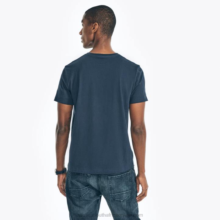 Navy MenSustainably Crafted Sailing Club Graphic T-Shirt Nautica 6LZP394