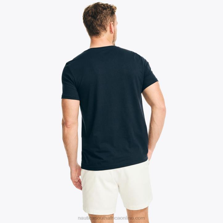 Navy MenSustainably Crafted Yacht Club Graphic T-Shirt Nautica 6LZP191