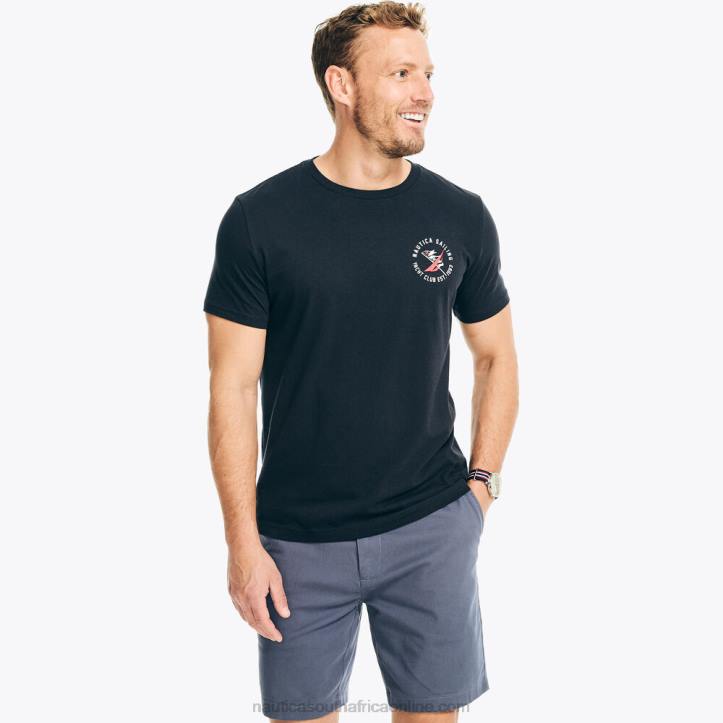 Navy MenSustainably Crafted Yacht Club Graphic T-Shirt Nautica 6LZP370