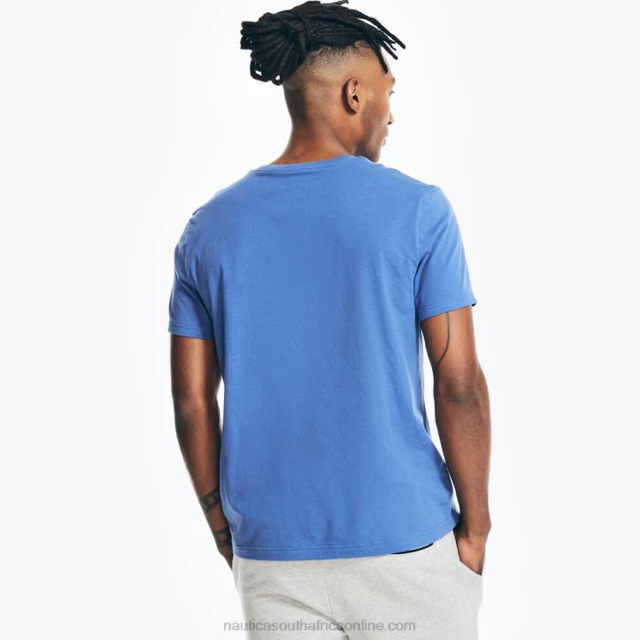 Nite Sea Heather MenSustainably Crafted N-83 Graphic T-Shirt Nautica 6LZP384