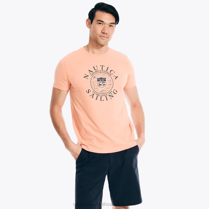 Orange2 MenSustainably Crafted Explore Discover Graphic T-Shirt Nautica 6LZP87