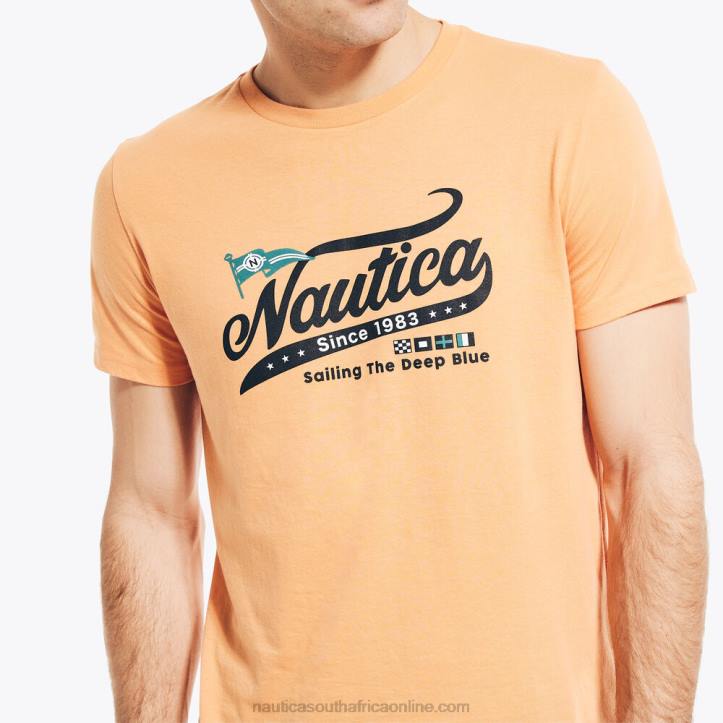 Orchid Pink MenSustainably Crafted Heritage Graphic T-Shirt Nautica 6LZP553