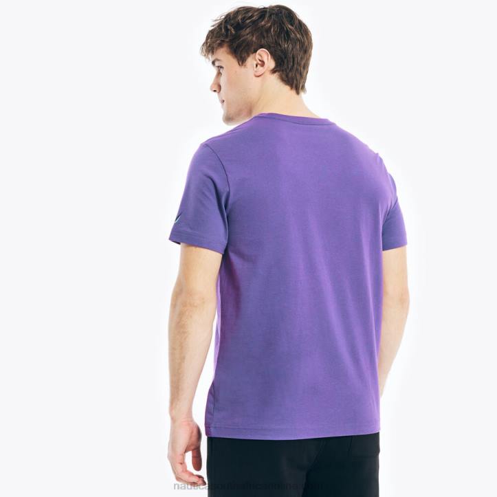 Pier Purple Heather MenCompetition Sustainably Crafted Sailing Team Graphic T-Shirt Nautica 6LZP389