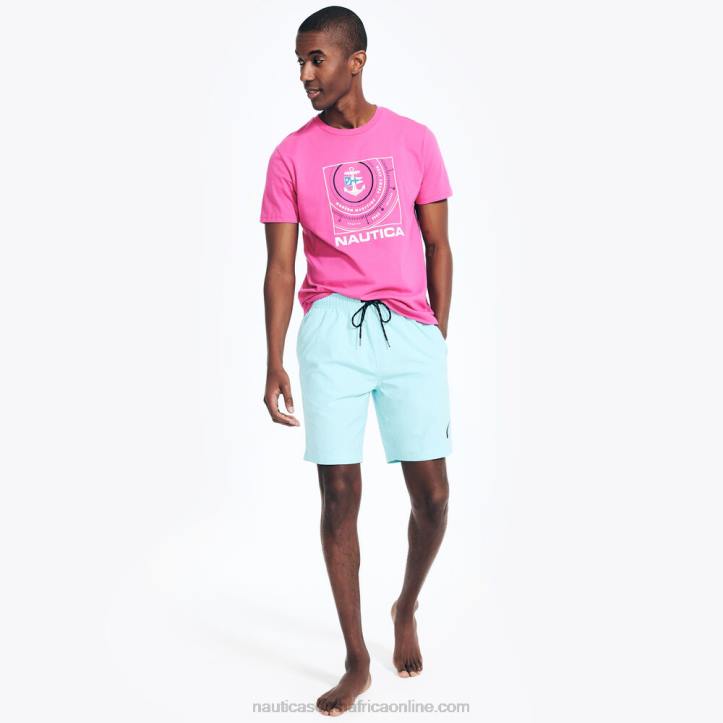 Rockaway Red MenBig & Tall Sustainably Crafted Compass Graphic T-Shirt Nautica 6LZP459