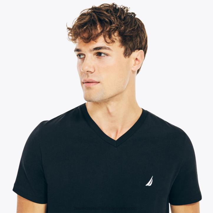True Black MenBig & Tall Performance V-Neck T-Shirt Nautica 6LZP692
