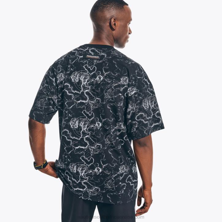 True Black MenCompetition Sustainably Crafted Printed T-Shirt Nautica 6LZP520