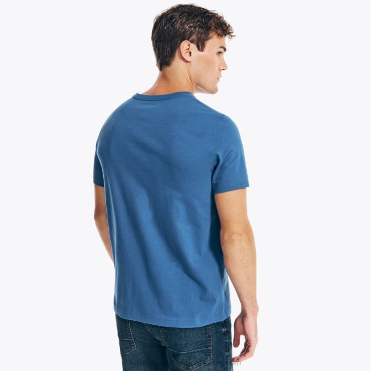 Windsurf Blue MenSustainably Crafted 83 Graphic T-Shirt Nautica 6LZP75
