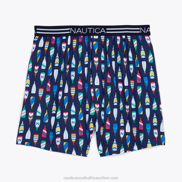 Atlantic Lite MenOar Print Knit Boxer Nautica 6LZP61