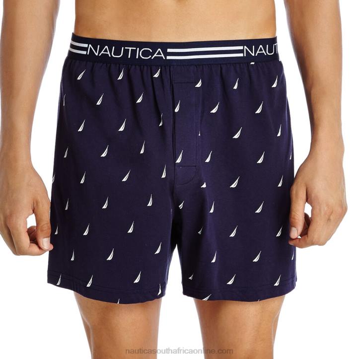 Capri Blue MenStretch Knit Boxers Nautica 6LZP70