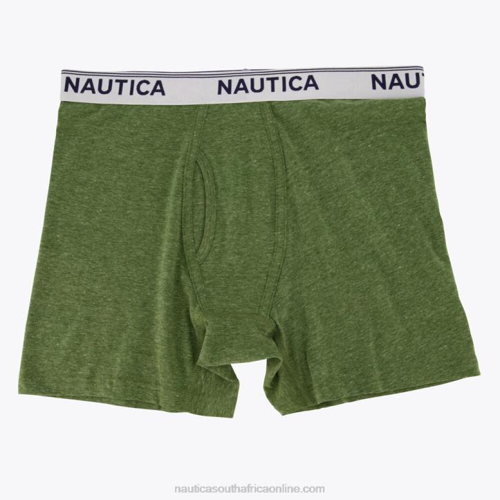 Green Apple MenStretch Performance Boxer Briefs 3-Pack Nautica 6LZP605