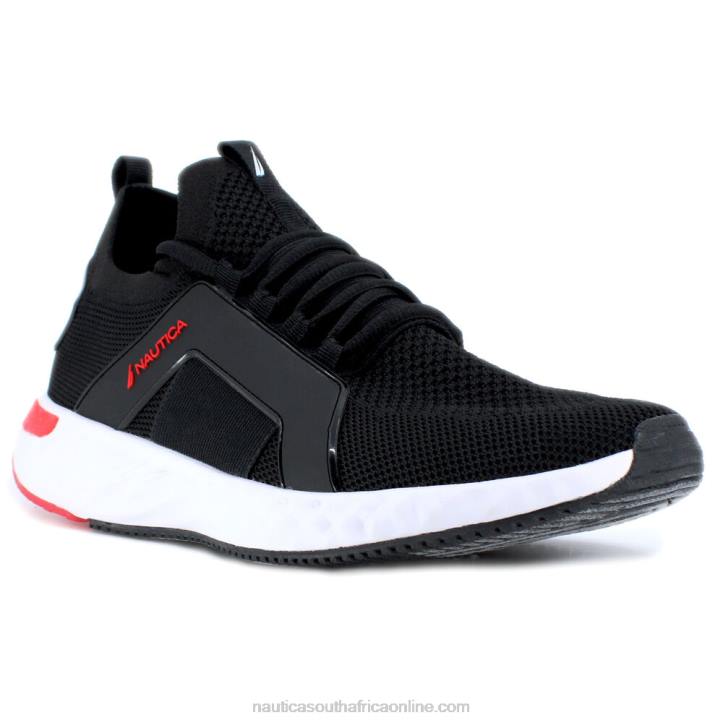 Black MenLogo Mesh Sneaker Nautica 6LZP243