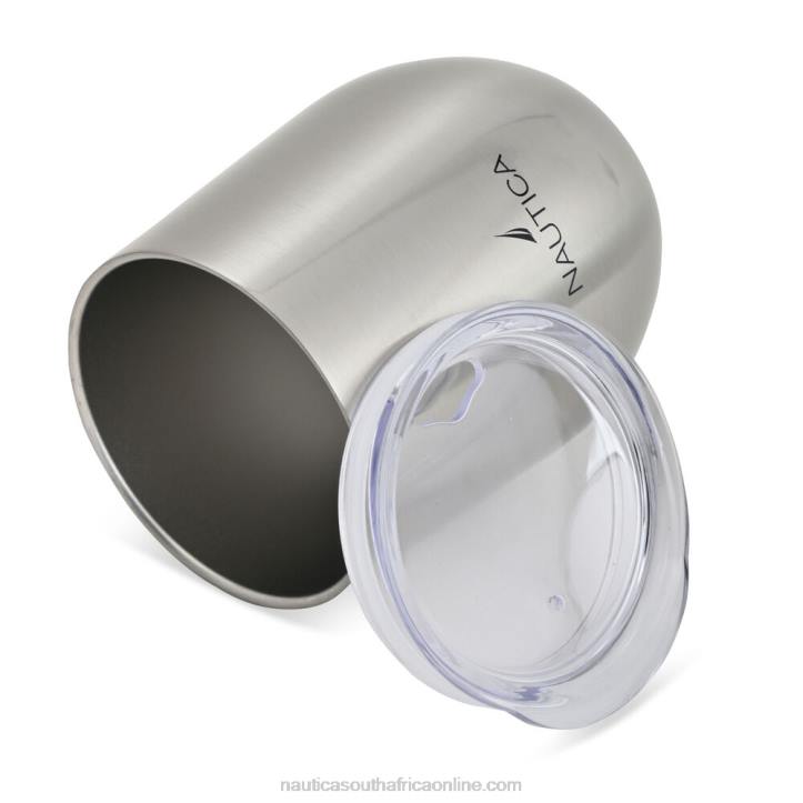 Graphite Heather WomenJ-Class Logo Double-Walled Stainless Steel Tumbler Nautica 6LZP265