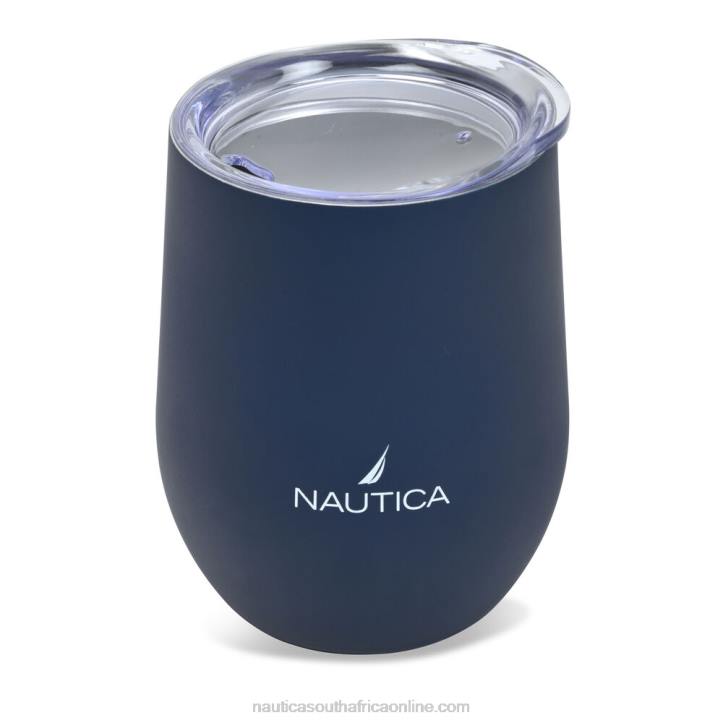 Navy WomenJ-Class Logo Double-Walled Stainless Steel Tumbler Nautica 6LZP242