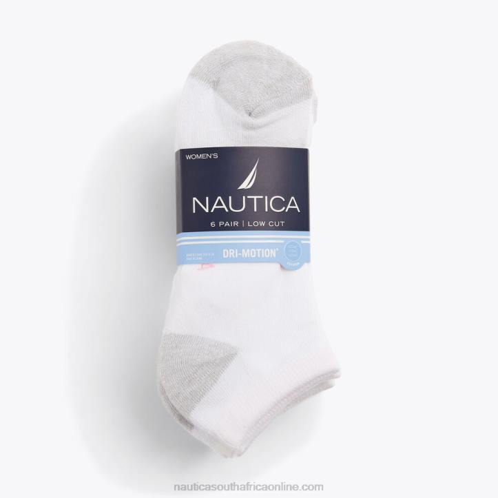 Multi WomenAthletic Low Cut Socks 6-Pack Nautica 6LZP797