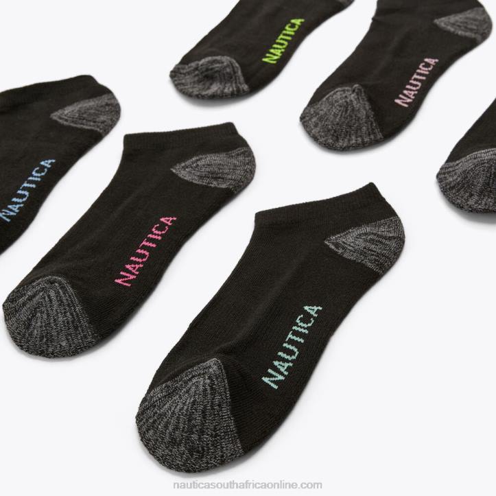 Multi WomenAthletic Low Cut Socks 6-Pack Nautica 6LZP815