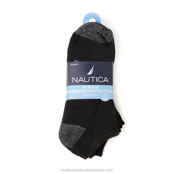 Multi WomenAthletic Low Cut Socks 6-Pack Nautica 6LZP838