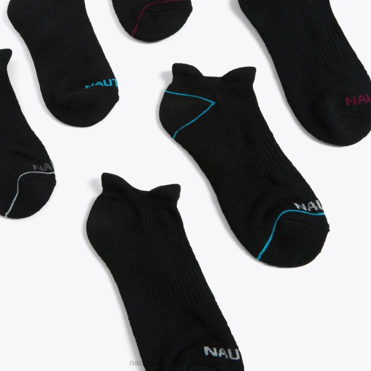 Multi WomenAthletic Tab Low-Cut Socks 6-Pack Nautica 6LZP825