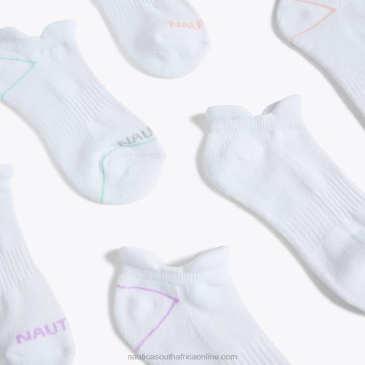 Multi WomenAthletic Tab Low-Cut Socks 6-Pack Nautica 6LZP861