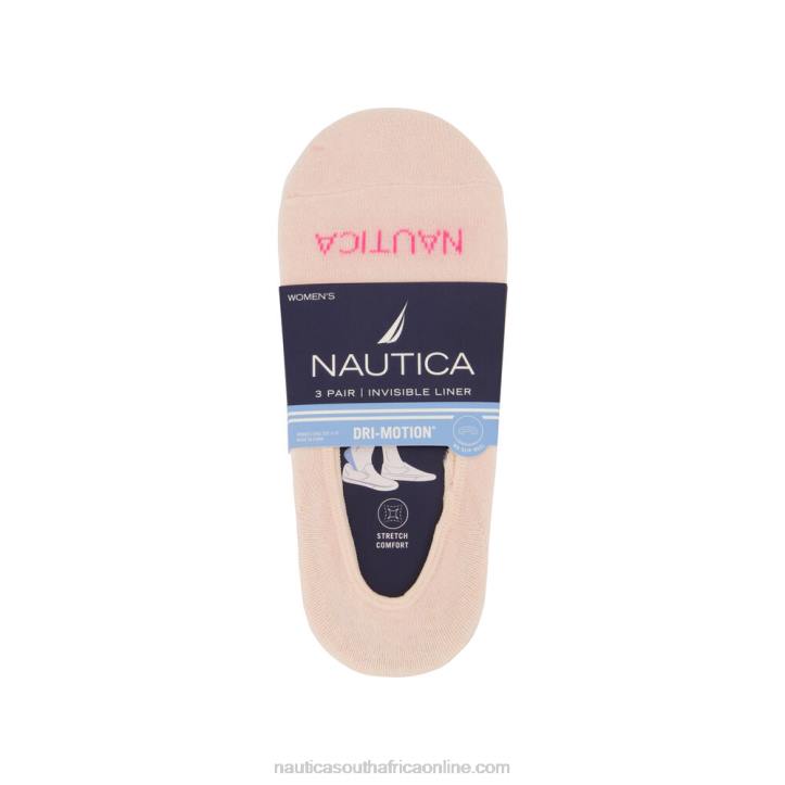 Multi WomenStretch Liner Socks In White 3-Pack Nautica 6LZP889