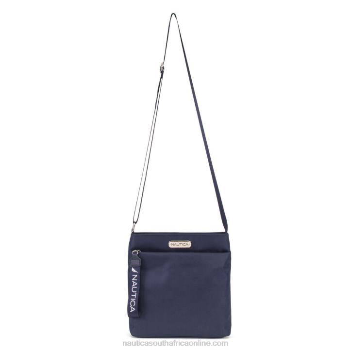 Charcoal Blue Heather WomenDiver Canvas Crossbody Bag Nautica 6LZP882