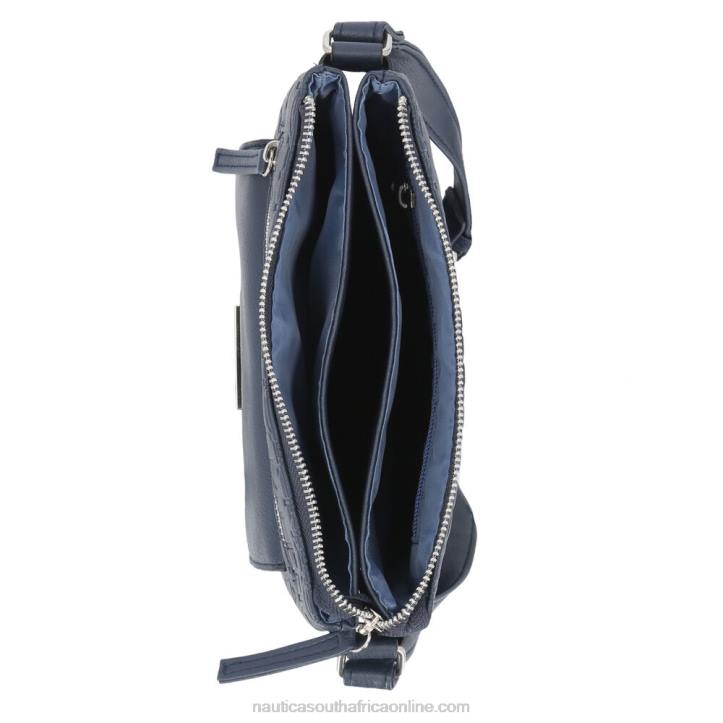 Workshirt Blue WomenDelray Key Largo Crossbody Bag Nautica 6LZP871