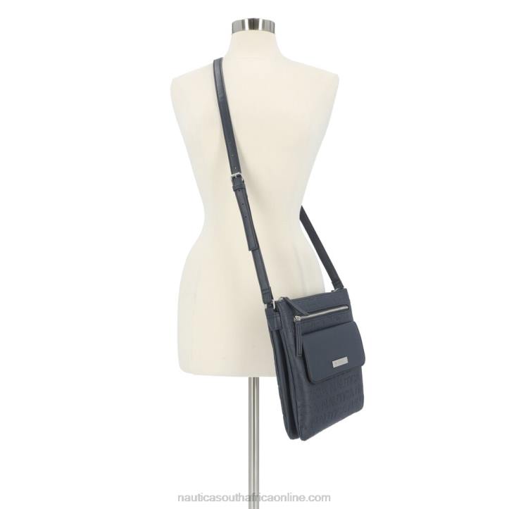 Workshirt Blue WomenDelray Key Largo Crossbody Bag Nautica 6LZP871