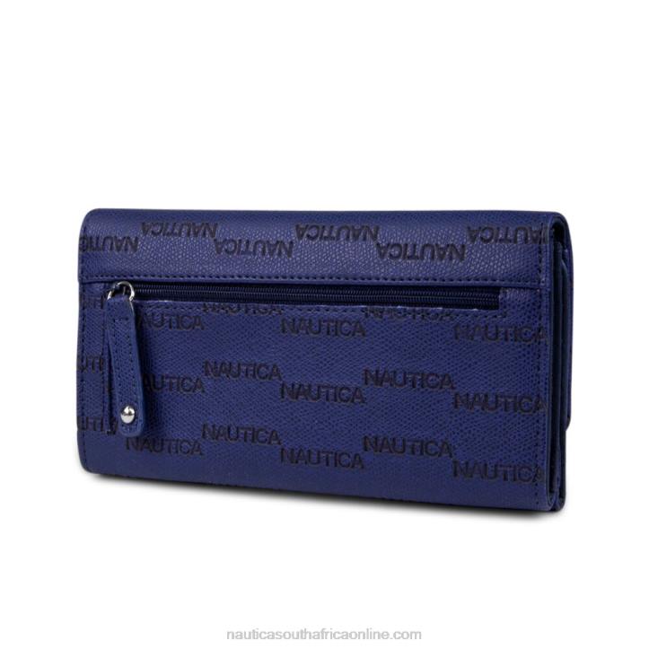Workshirt Blue WomenMoney Manager Continental Wallet Nautica 6LZP1011