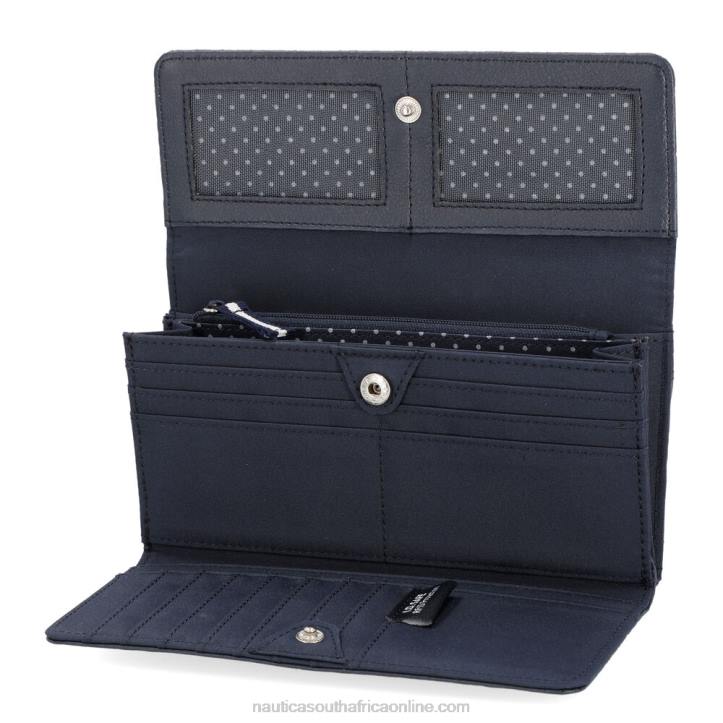 Workshirt Blue WomenMoney Manager Continental Wallet Nautica 6LZP1011