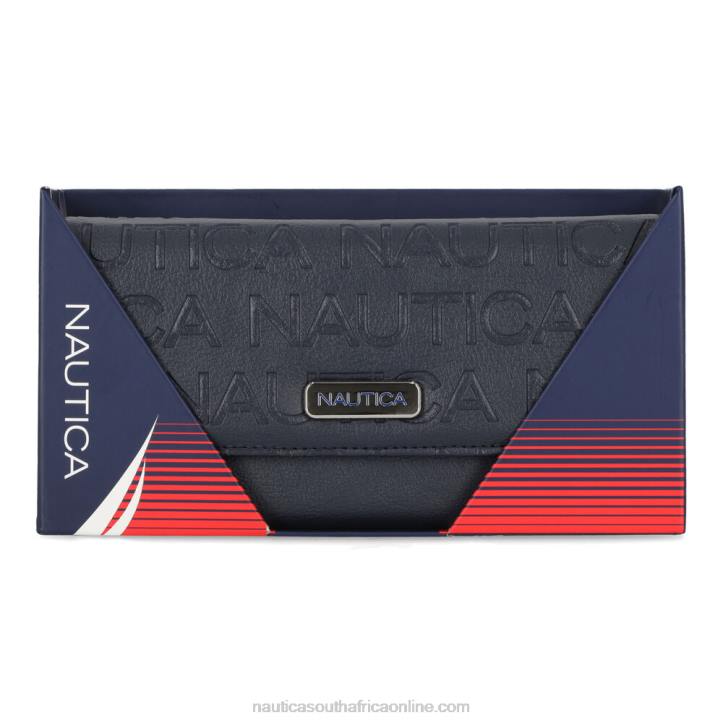 Workshirt Blue WomenMoney Manager Continental Wallet Nautica 6LZP1011