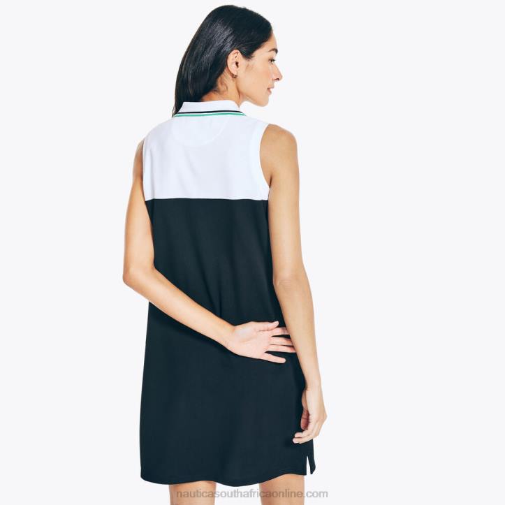 True Black WomenColorblock Polo Dress Nautica 6LZP940