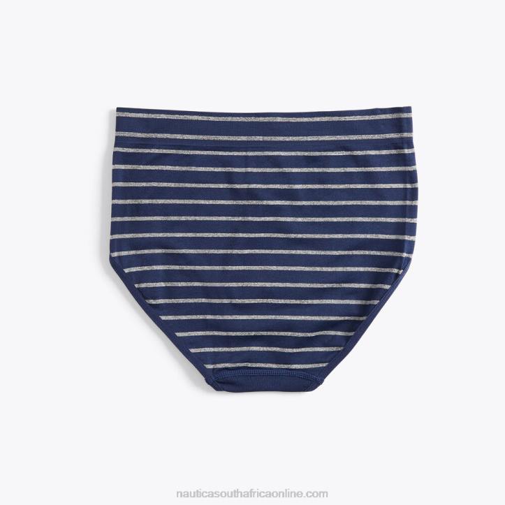 Antique White Wash WomenSeamless Logo Brief 5-Pack Nautica 6LZP1040