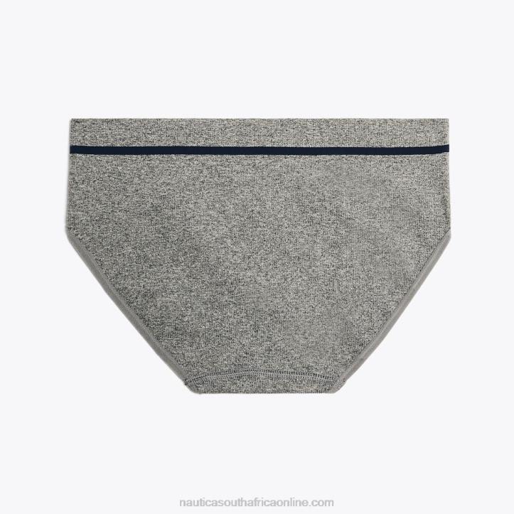 Antique White Wash WomenSeamless Ribbed Logo Hipster Briefs 5-Pack Nautica 6LZP779