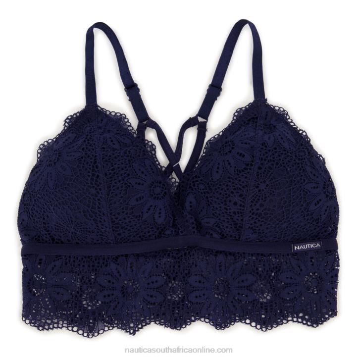 Glory Red WomenLongline Crossback Lace Bralettes 2-Pack Nautica 6LZP840