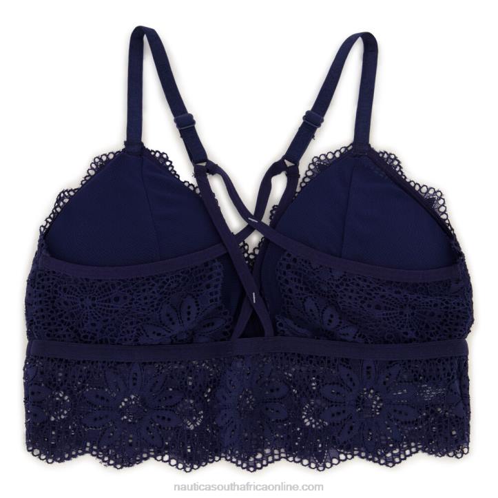 Glory Red WomenLongline Crossback Lace Bralettes 2-Pack Nautica 6LZP840