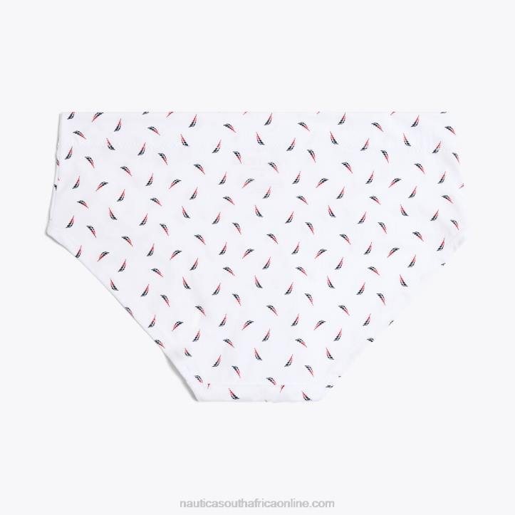 Workshirt Blue WomenLogo Printed Hipster Briefs 5-Pack Nautica 6LZP800