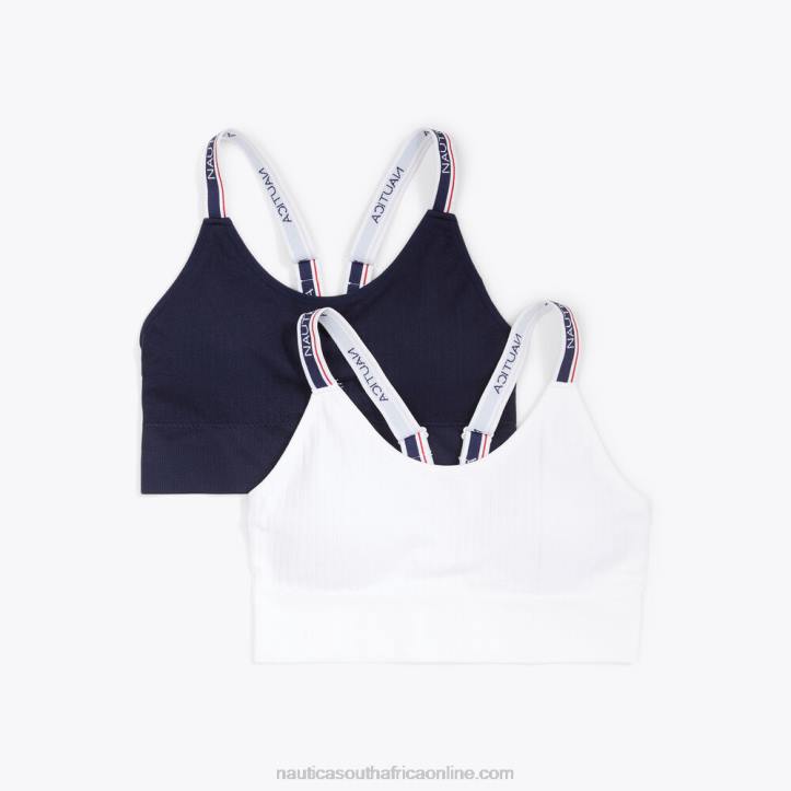 Workshirt Blue WomenSeamless Racerback Bras 2-Pack Nautica 6LZP830