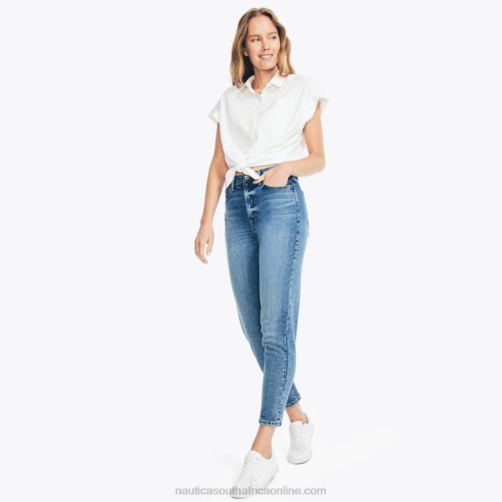 Aegean Sea Wash WomenJeans Co. High Rise Denim Nautica 6LZP982
