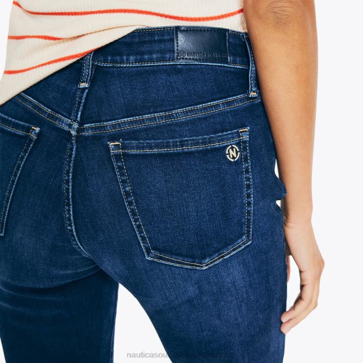 Sapphire/Pitch Yellow WomenJeans Co. True Flex Mid-Rise Skinny Denim Nautica 6LZP1049