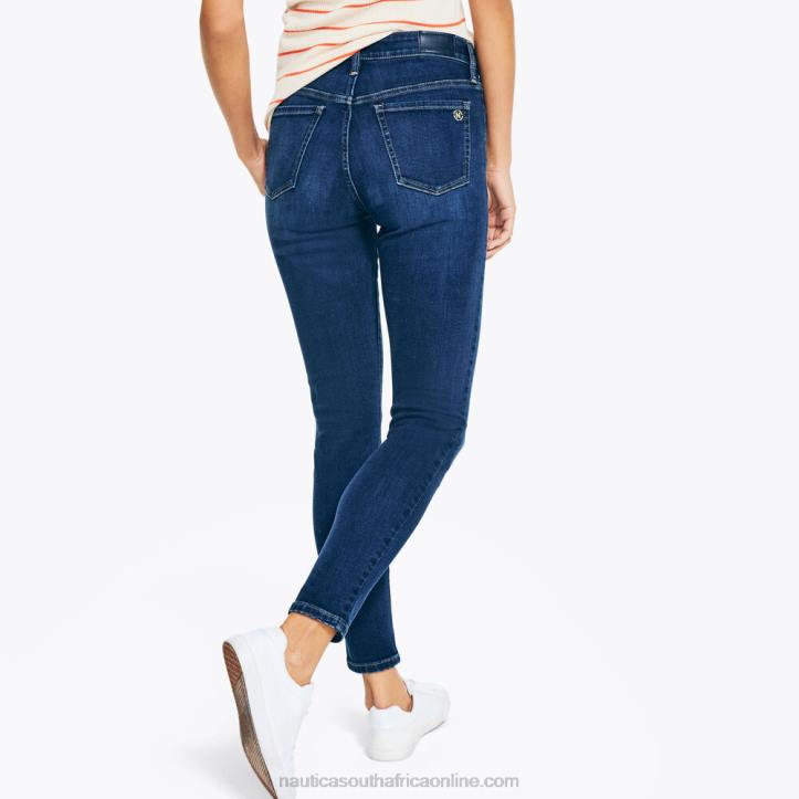 Sapphire/Pitch Yellow WomenJeans Co. True Flex Mid-Rise Skinny Denim Nautica 6LZP1049