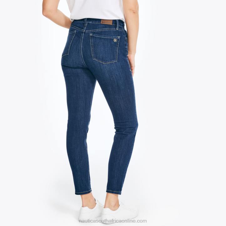 Sapphire/Pitch Yellow WomenSustainably Crafted True Flex High-Rise Curvy Fit Skinny Denim Nautica 6LZP773