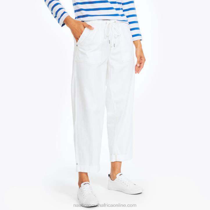 Bright White WomenSustainably Crafted Pull-On Pant Nautica 6LZP740