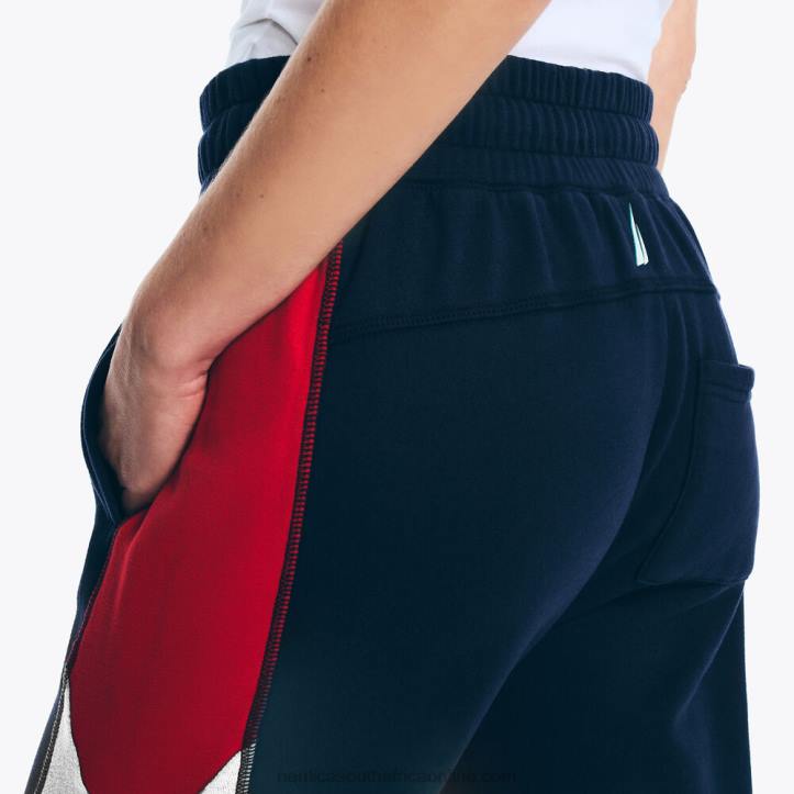Stellar Blue Heather WomenSustainably Crafted Colorblock Jogger Nautica 6LZP771